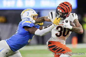 'Sunday Night Football:' Chargers withstand furious Bengals comeback attempt to win 34-27