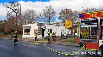 Brand in Döner-Imbiss in Kolbermoor - Feuer gelöscht