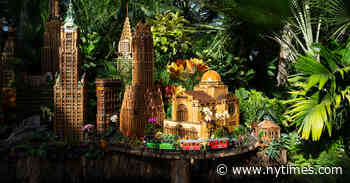 At Botanic Garden, a Miniature New York Made of Bark and Acorns