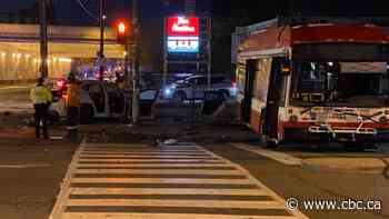 8 injured, 1 ejected from TTC bus after crash with BMW in North York: police