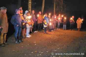 Eerste fakkeltocht voor vrede