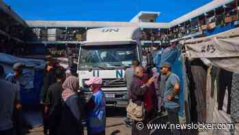 Voedselkonvooi UNRWA van 109 vrachtwagens met geweld geplunderd in Gaza