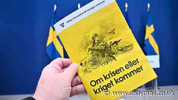 Sweden tells citizens to prepare for WAR: Five million households get pamphlets on how to get their home ready for nuclear armageddon... as Biden is accused of trying to start World War Three