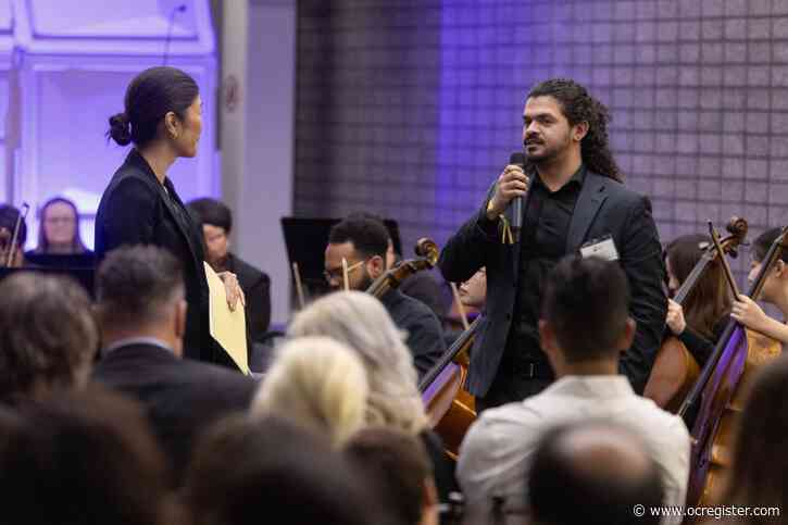 Santiago Canyon College alumnus returns to hear his music performed at fall concert