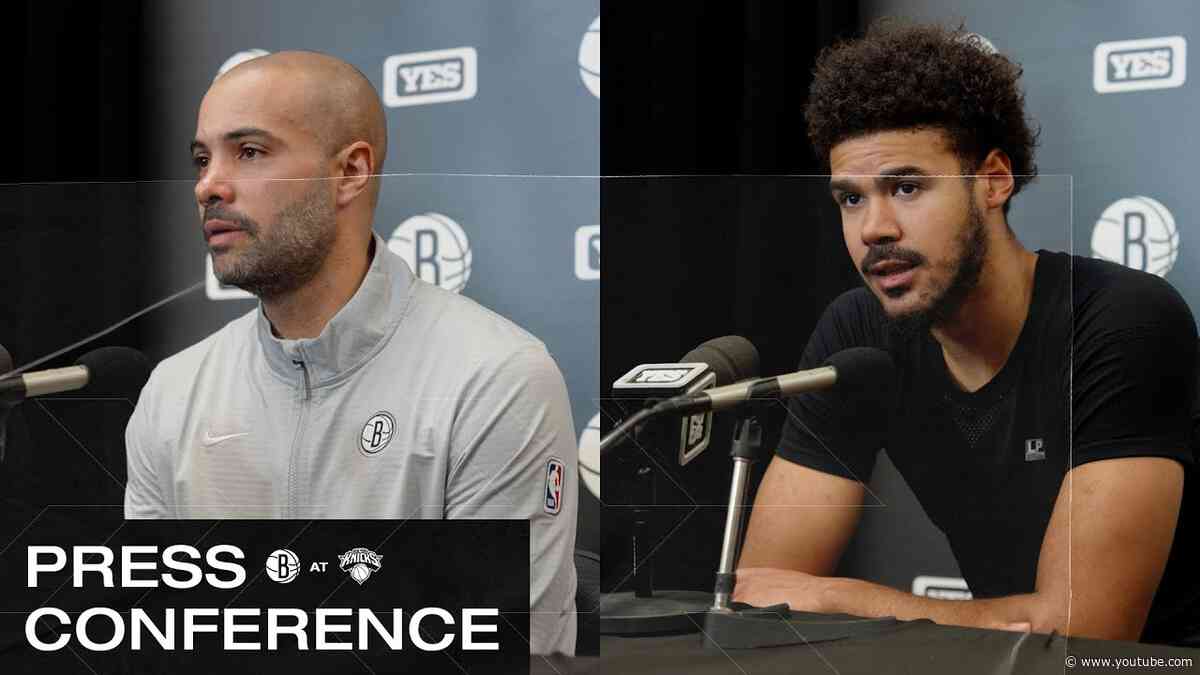 Jordi Fernández and Cam Johnson Post Game Press Conference | Nets at Knicks | November 17, 2024