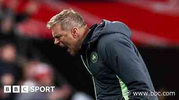 Hallgrimsson 'lost for words' after Wembley collapse