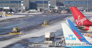 Manchester Airport issues advice for passengers as snow and ice warnings issued