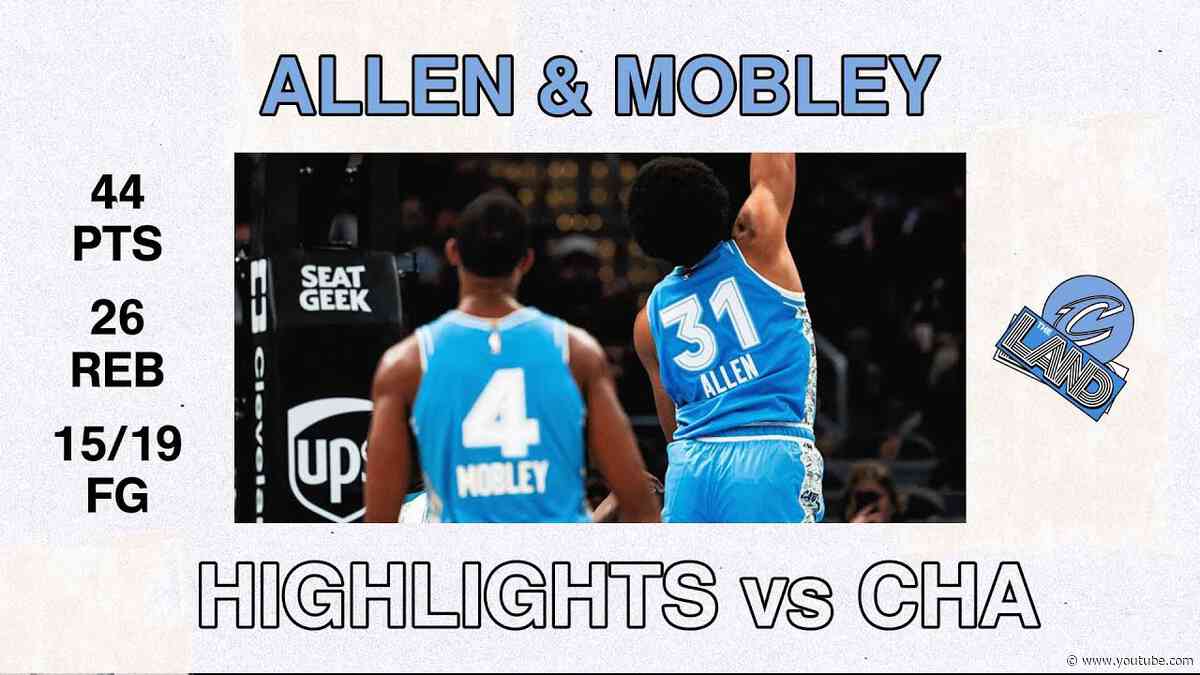 Cavs vs Hornets | Evan Mobley & Jarrett Allen Highlights | 11.17.2024