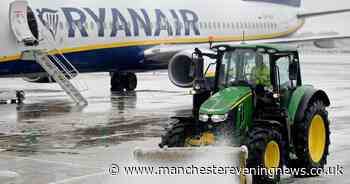 Manchester Airport prepares for snow and ice as warnings issued in the UK