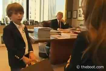 5-Year-Old Barron Trump Goes Viral via Adorable Old Footage