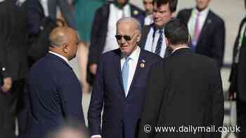 World leaders ignore bumbling Joe Biden, 81, as he misses G20 photo... and is found walking in palm trees