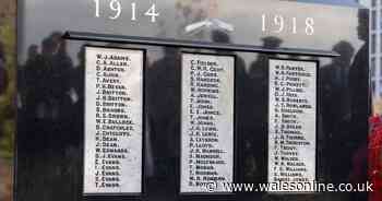 Beautiful new memorial in Swansea in honour of 70 heroic young men