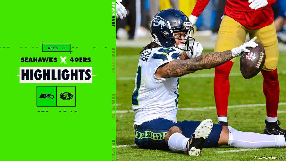 Jaxon Smith-Njigba's Best Plays vs. 49ers | 2024 Week 11