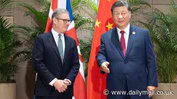 Keir Starmer risks an early rift with Donald Trump after PM calls for 'respectful' UK-China relations as he becomes first PM to meet Xi Jinping since 2018 at G20 summit