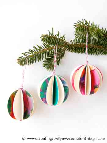 How to Make Ornaments out of Christmas Cards