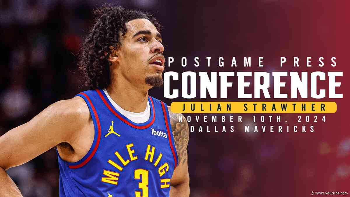 Julian Strawther Postgame Press Conference vs. Grizzlies 🎙 | 11/17/24