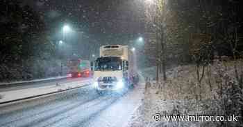 Snow LIVE: Trains cancelled as 'disruptive snow' forecast for large swathes of the UK