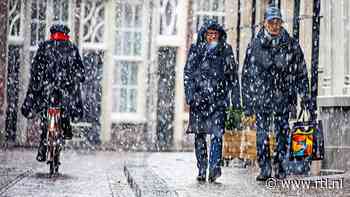 Plaatselijk natte sneeuw en hagel, grote temperatuurverschillen