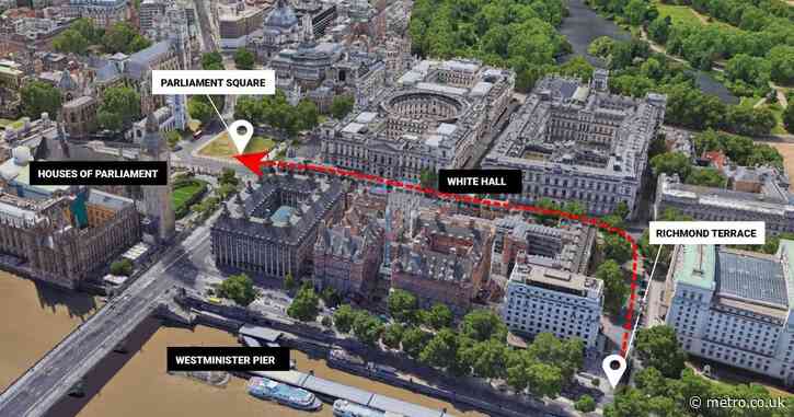 Map shows where farmers inheritance tax protest rally will take place in London