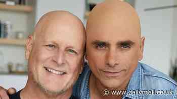 John Stamos slammed for wearing bald cap in 'solidarity' with Full House co-star Dave Coulier amid cancer news: 'That's not how you support'