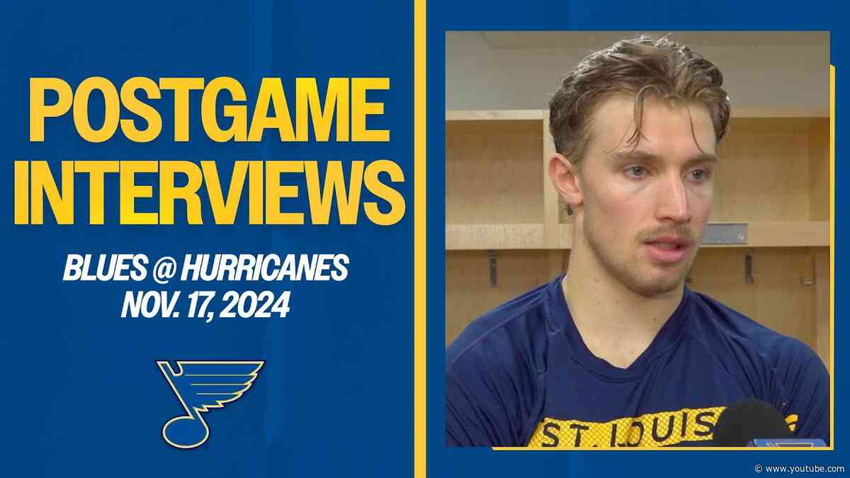 Nov. 17: Postgame Interviews