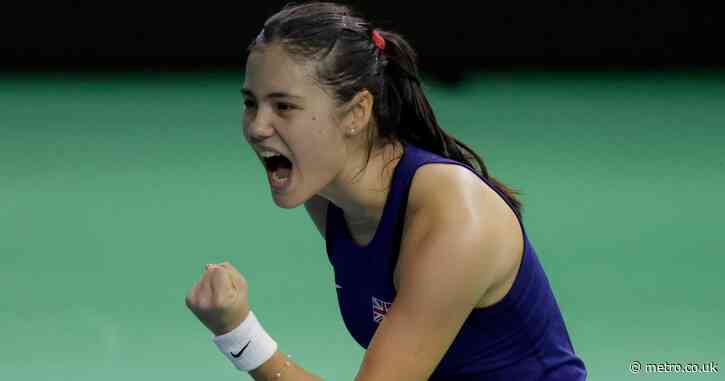 Emma Raducanu winning streak continues as Britain edge towards BJK Cup final