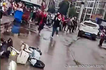 Students injured in China school crash as nerves fray over recent attacks