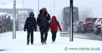 UK snow: Interactive weather map reveals exactly where 300-mile Arctic blast will hit