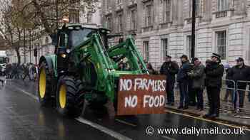 Emotional NFU leader says farmers have been 'stabbed in the back' by Labour's inheritance tax raid as minister insists protesters are wrong about how many will be hit after 13,000 descended on Westminster