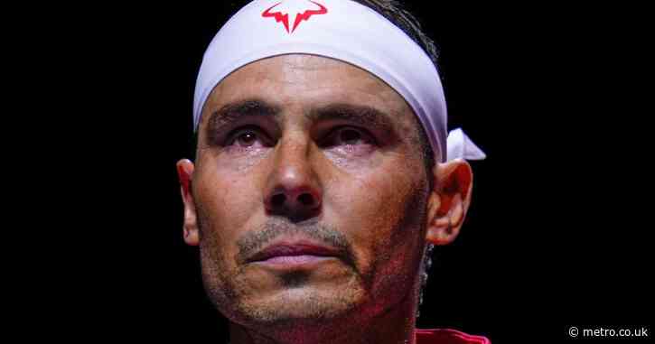 Rafael Nadal breaks down in tears during Spanish anthem at Davis Cup Finals