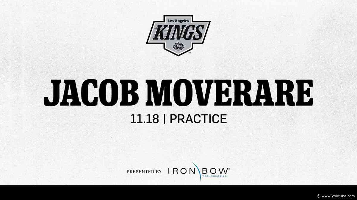 Defenseman Jacob Moverare | 11.18 Practice in LA