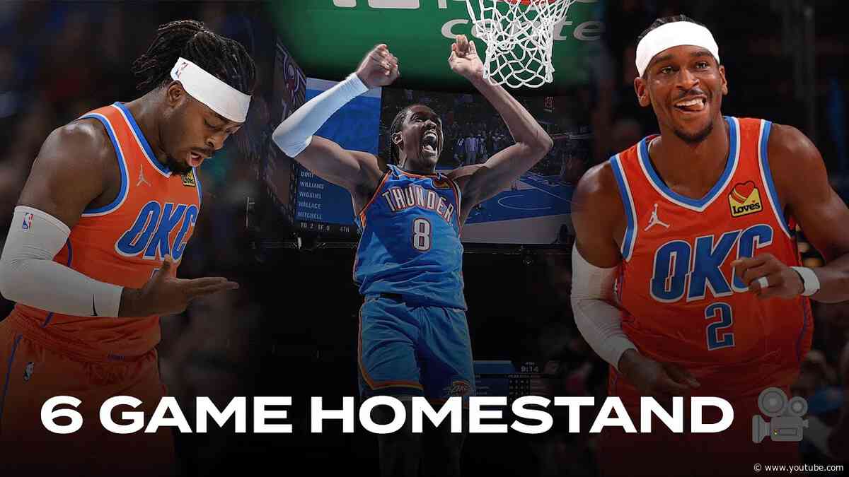 Our Best Shots from the 6 Game Homestand 🎥 | OKC Thunder