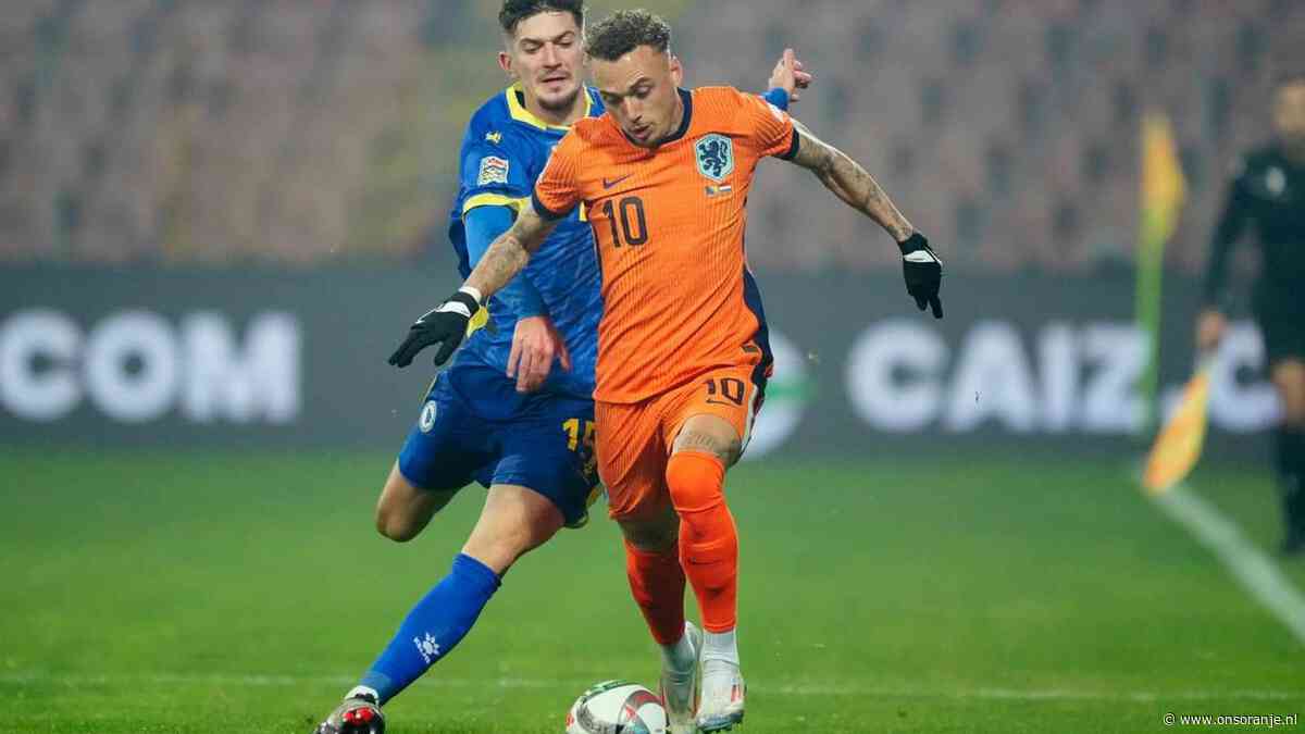 Oranje sluit 2024 af met gelijkspel in Bosnië en Herzegovina