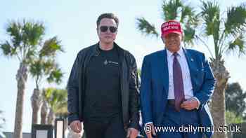 Donald Trump attends SpaceX Launch in south Texas alongside Elon Musk and granddaughter Kai