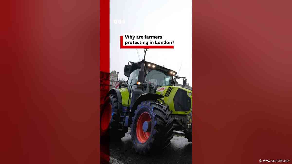 Why are farmers protesting in London? #Farmers #BBCNews