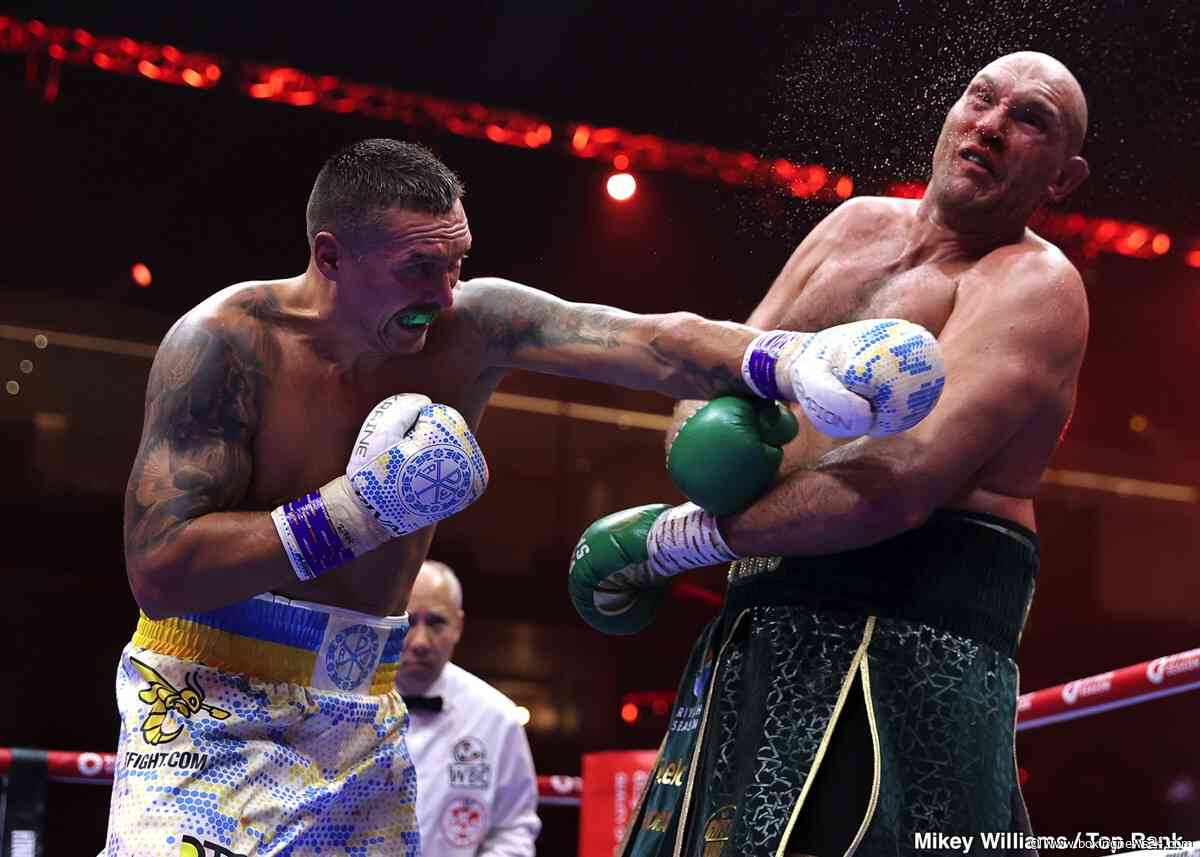 Tyson Fury’s Excuses Pile Up Ahead of Usyk Rematch