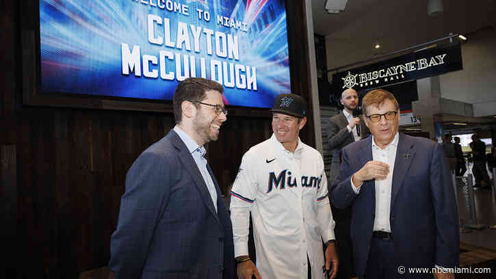 Marlins introduce new manager Clayton McCullough as ideal fit for rebuilding franchise