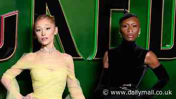 Wicked fans stunned as Ariana Grande, Cynthia Erivo and Jeff Goldblum make a surprise appearance at London film screening