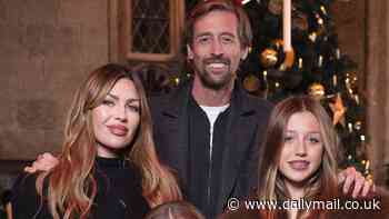 Abbey Clancy and husband Peter Crouch join Ferne McCann and other celeb parents at Hogwarts in the Snow event