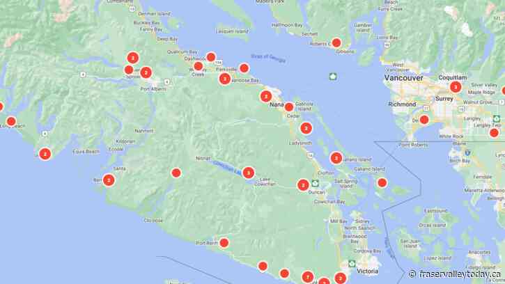 Tens of thousands without power as wind storm hits Vancouver Island Tuesday evening