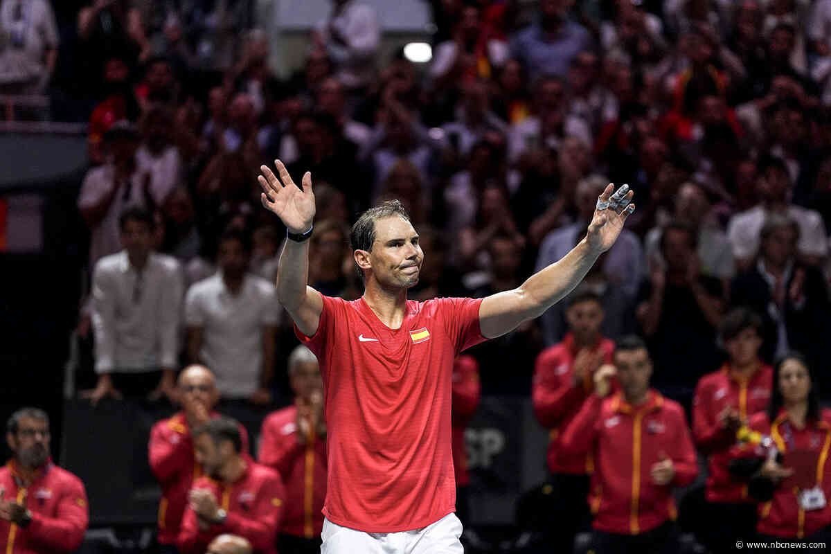 Rafael Nadal's legendary tennis career comes to an end in loss at Davis Cup