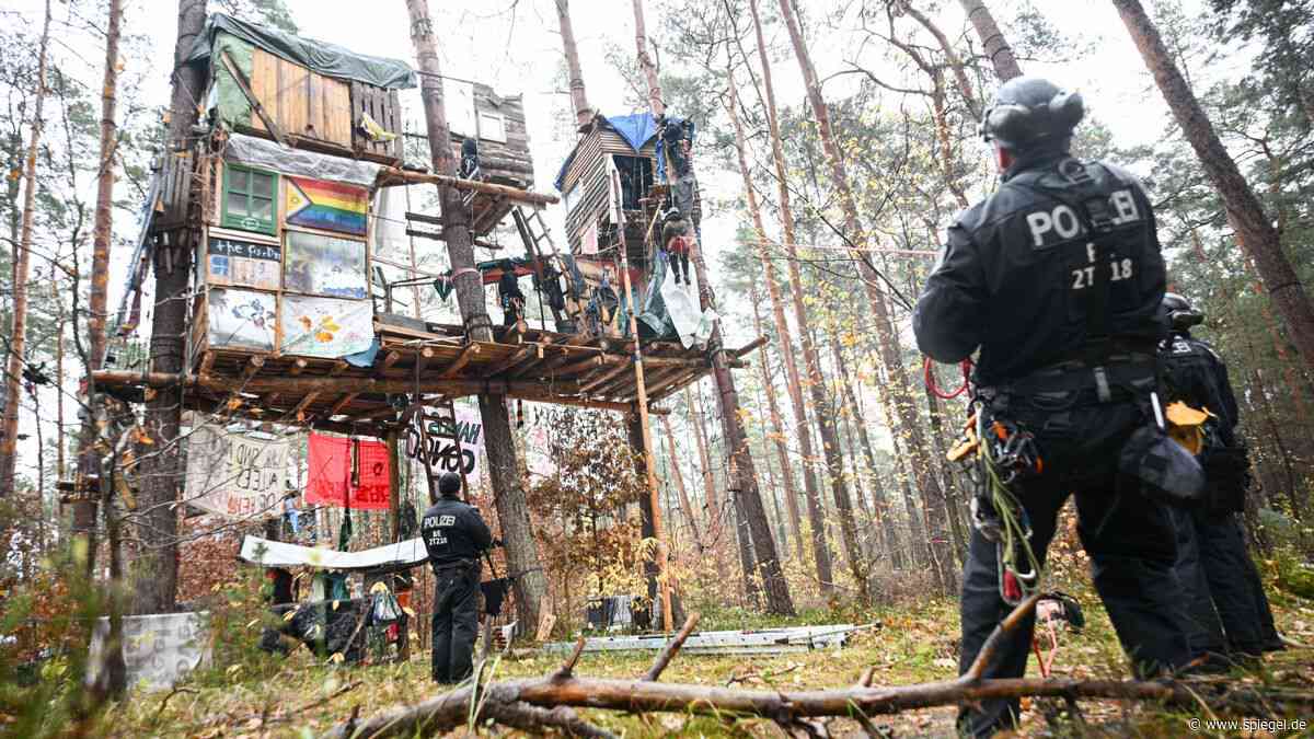 Tesla-Protestcamp bei Grünheide: Polizei will erneute Besetzung verhindern