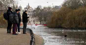 Hour-by-hour weather forecast as ice warning issued for London