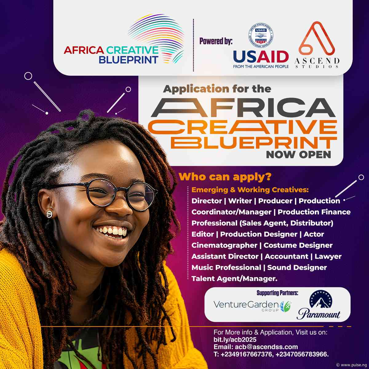 USAID partners with Ascend Studios to launch the Africa Creative Blueprint and strengthen Nigeria’s creative industry