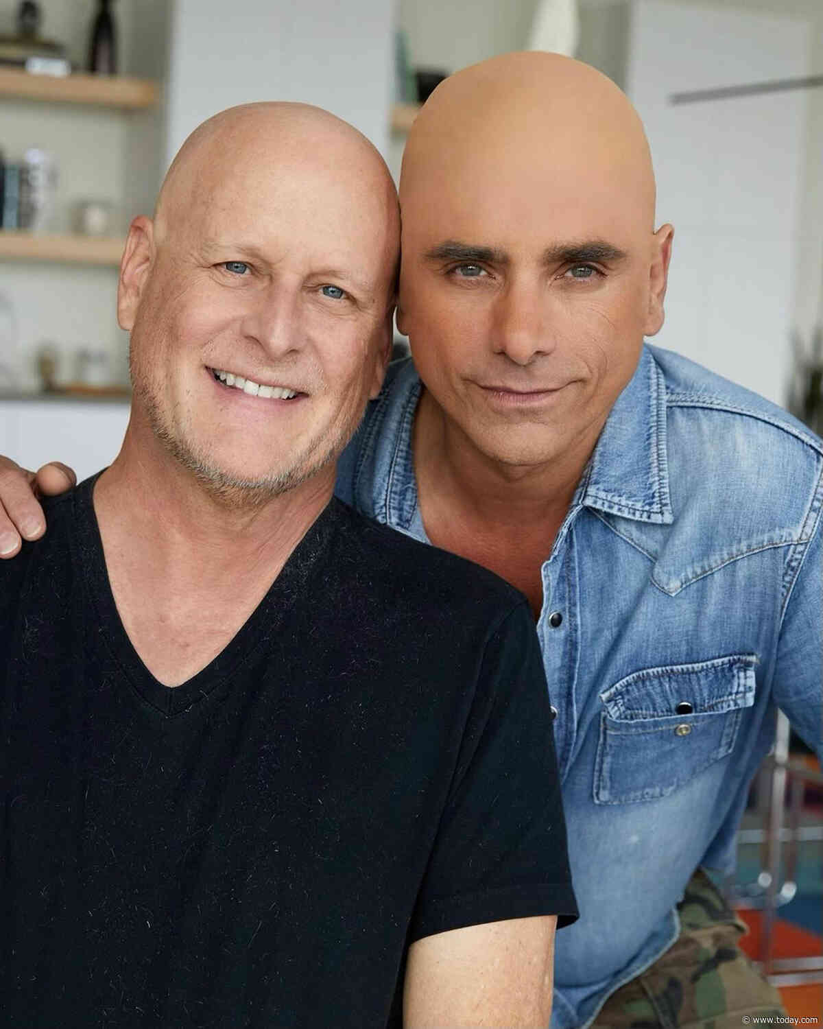 John Stamos wears bald cap in solidarity with Dave Coulier – but some are not pleased