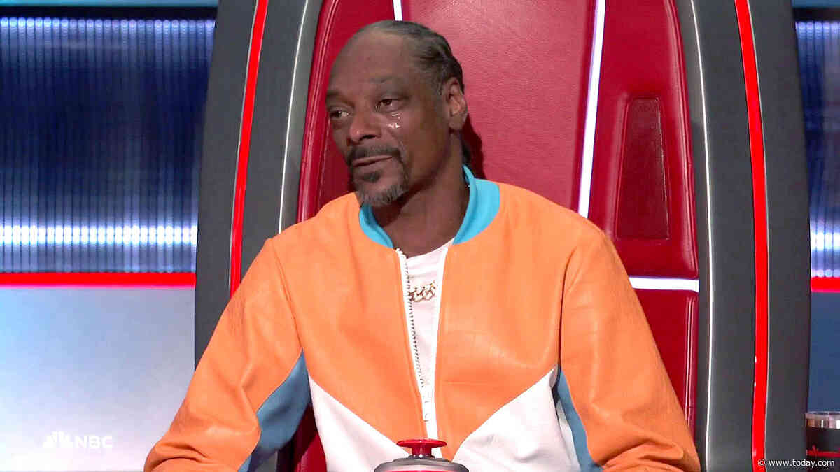 What brought Snoop Dogg to unexpected tears on ‘The Voice’