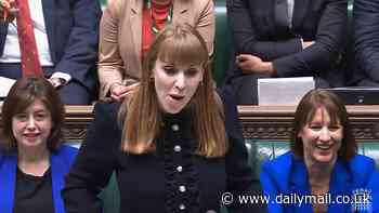 Moment Angela Rayner refuses to rule out MORE hikes to inheritance tax while standing in for Starmer at PMQs - dismissing 'scaremongering' about hit to farmers