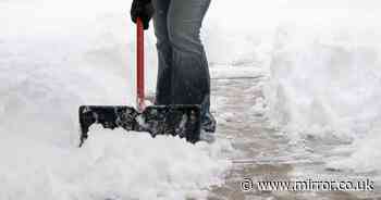 Urgent warning to anyone in UK clearing snow off driveways