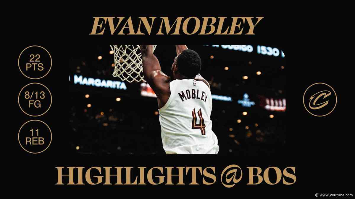 Cavs at Celtics | Evan Mobley Highlights | 11.19.2024