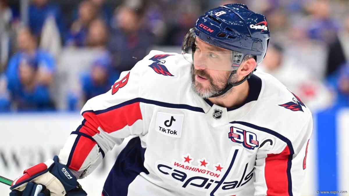 Caps put Ovechkin on IR, recall Miroshnichenko